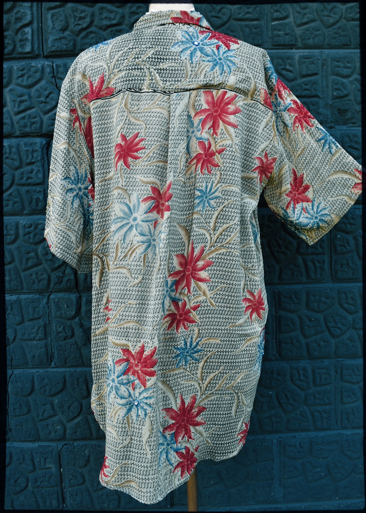 Astralagus Silk Crepe Oversized Shirt ~ Incense