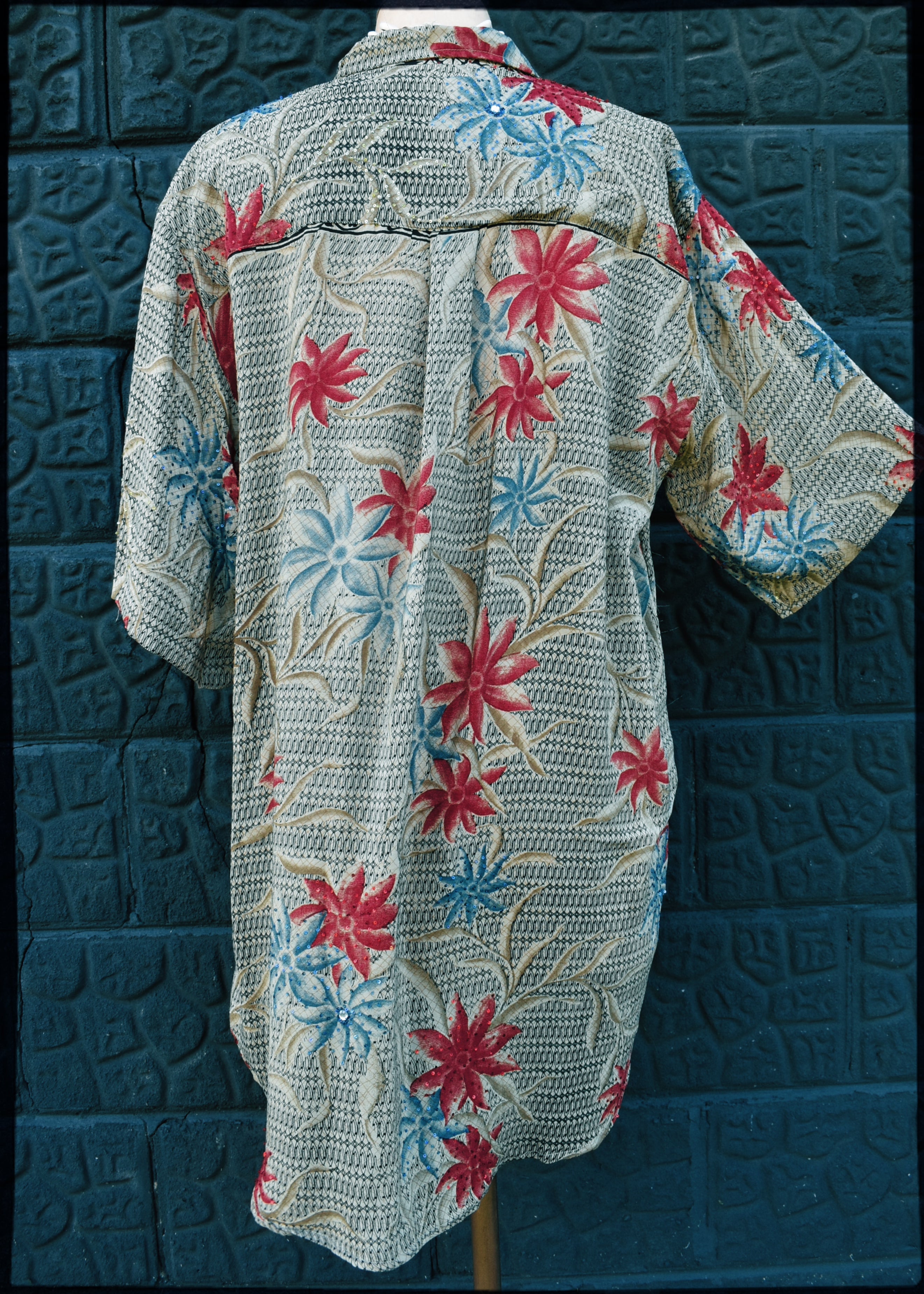 Astralagus Silk Crepe Oversized Shirt ~ Incense