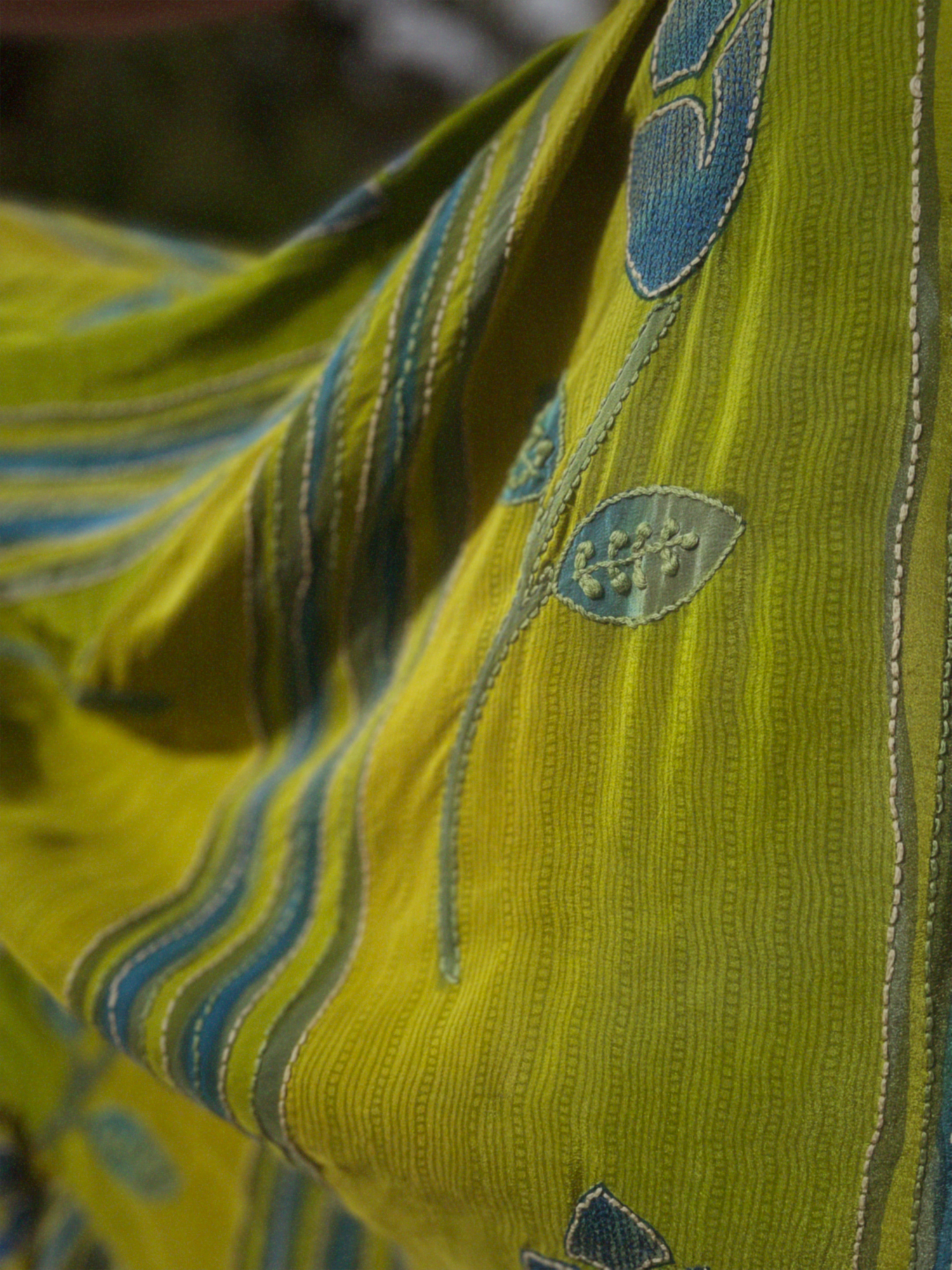 Eustoma Silk Crepe Swing Maxi Dress ~ Spindle S