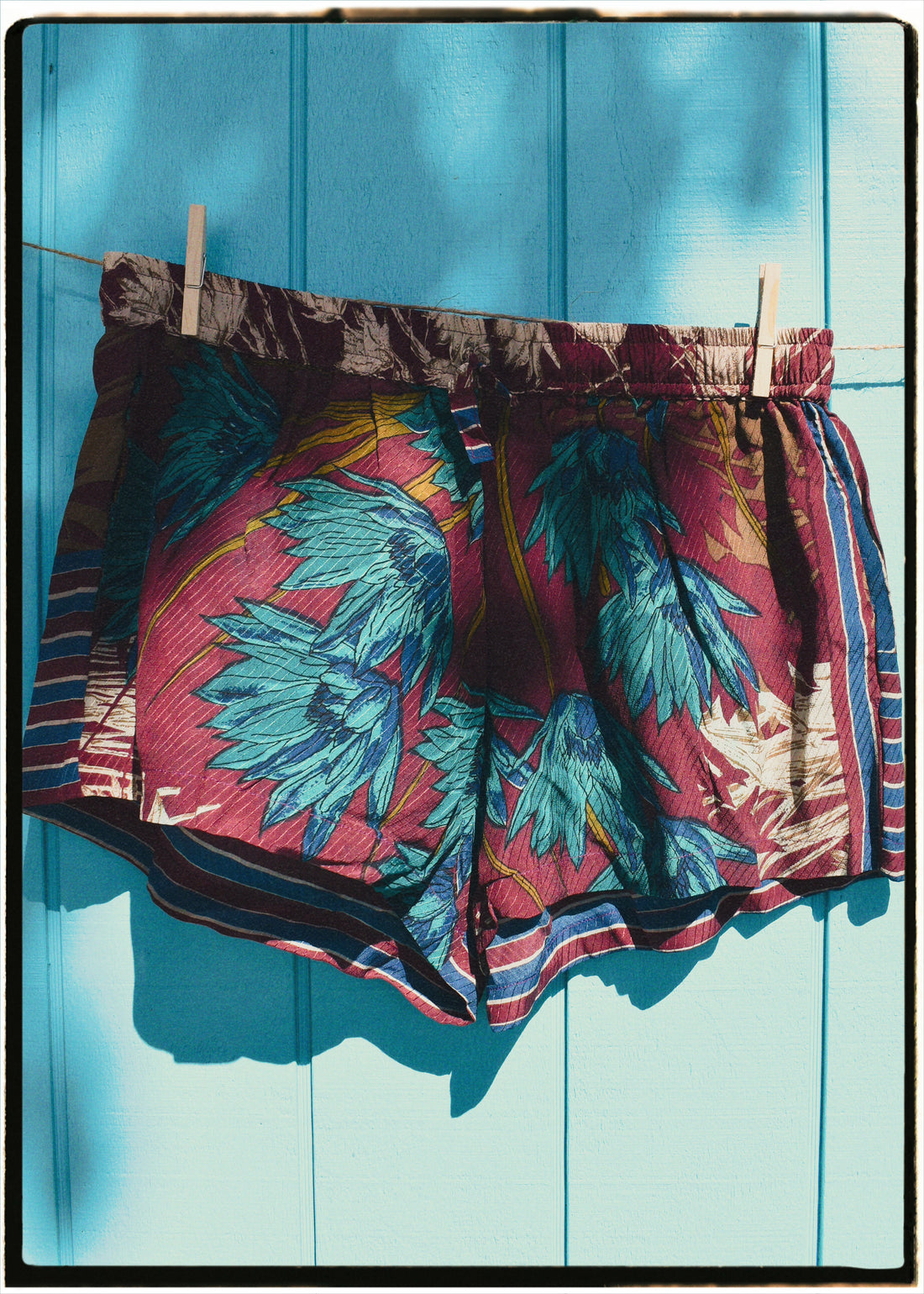 Fumaria Silk Shorts ~ Caneel XL