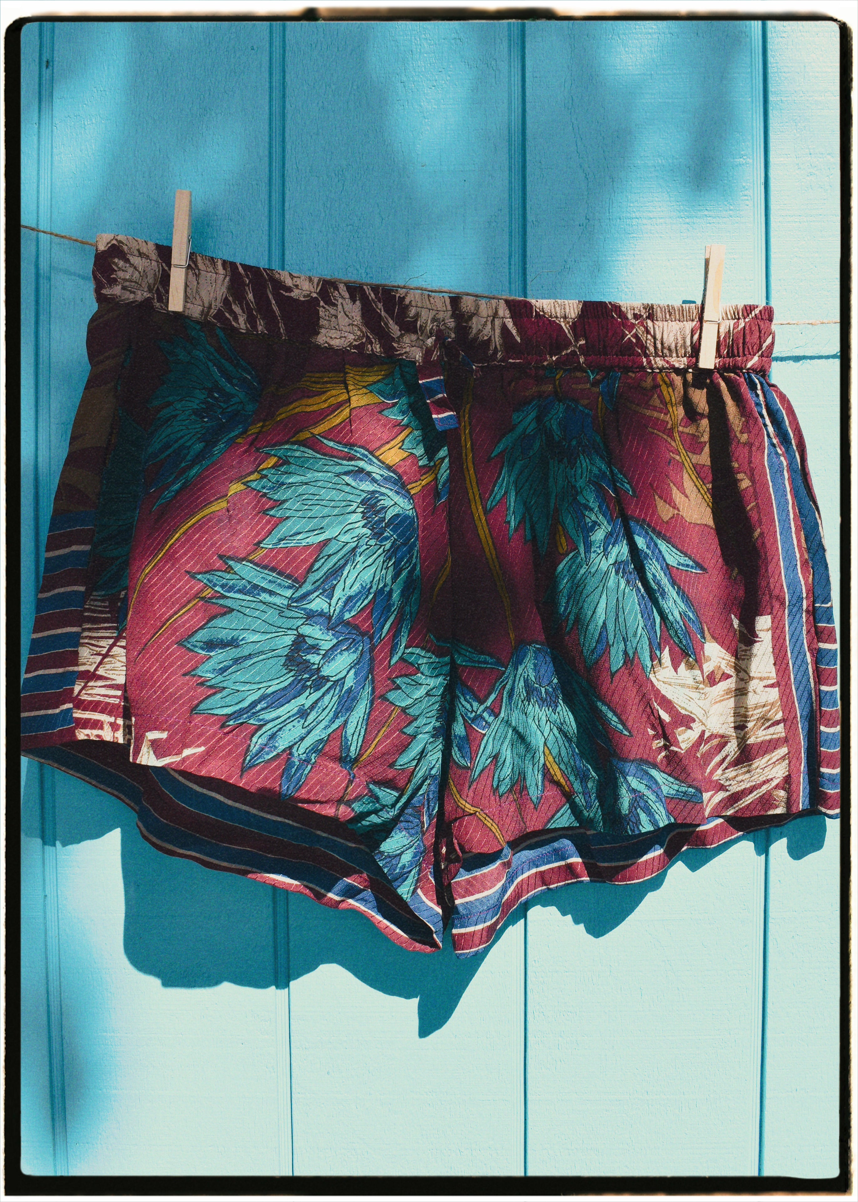Fumaria Silk Shorts ~ Caneel XL