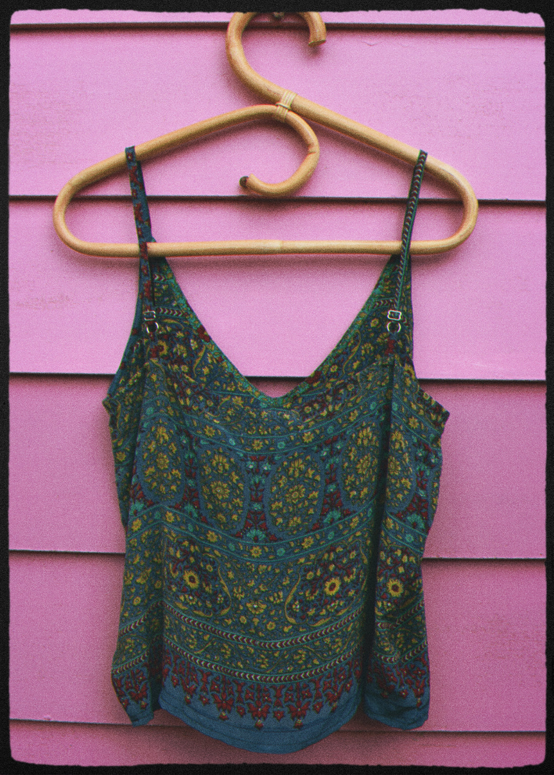 Reseda Silk Crepe Camisole Top ~ Bosphorus S