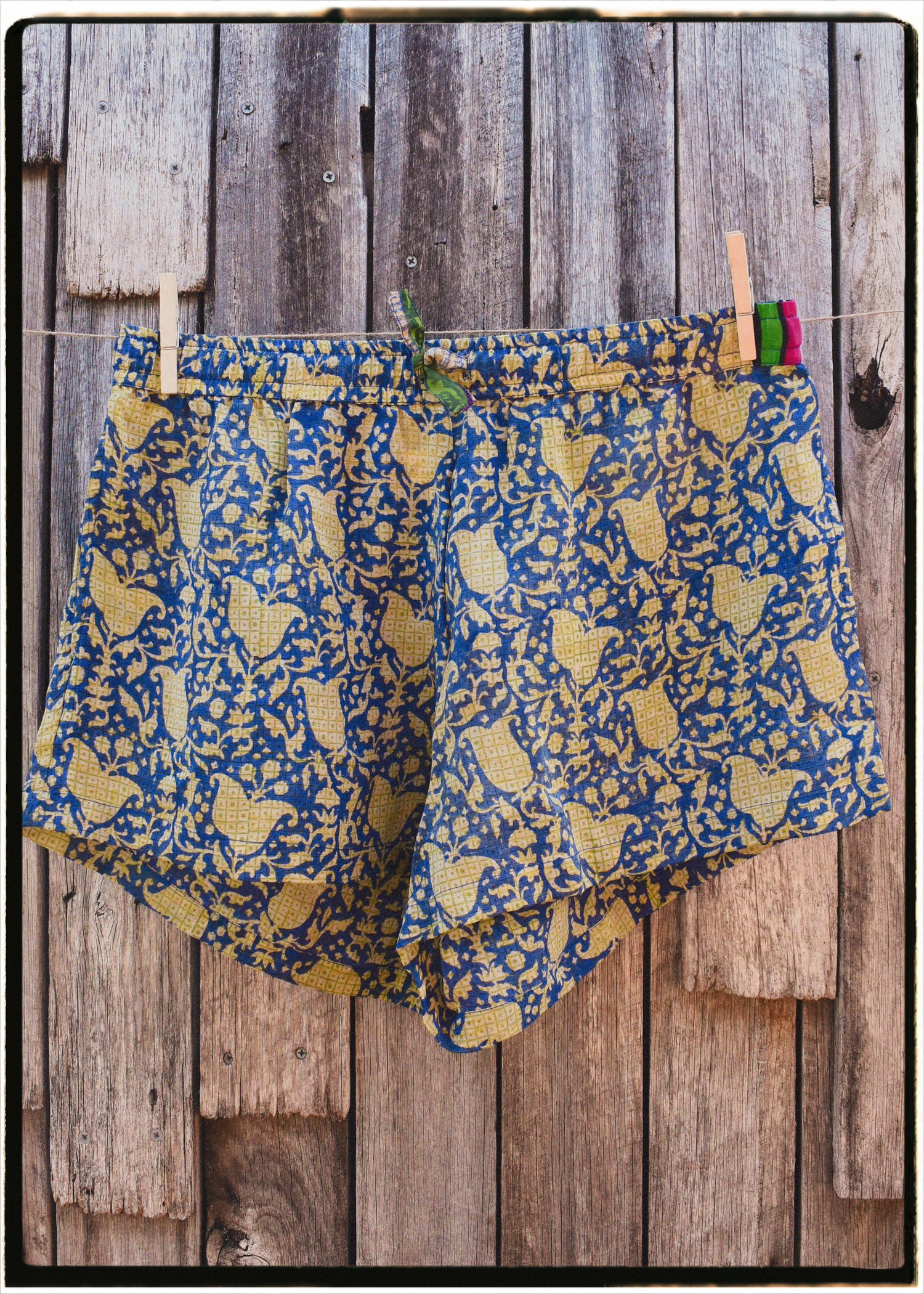 Fumaria Silk Shorts ~ Parisian L