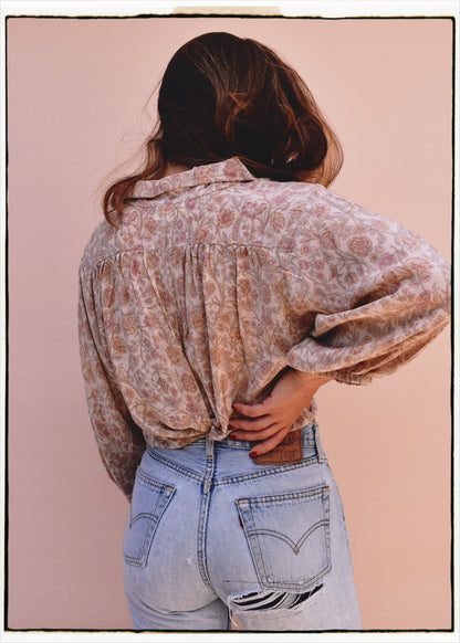 Cleome Silk Crepe Shirt ~ Flora S &amp; L