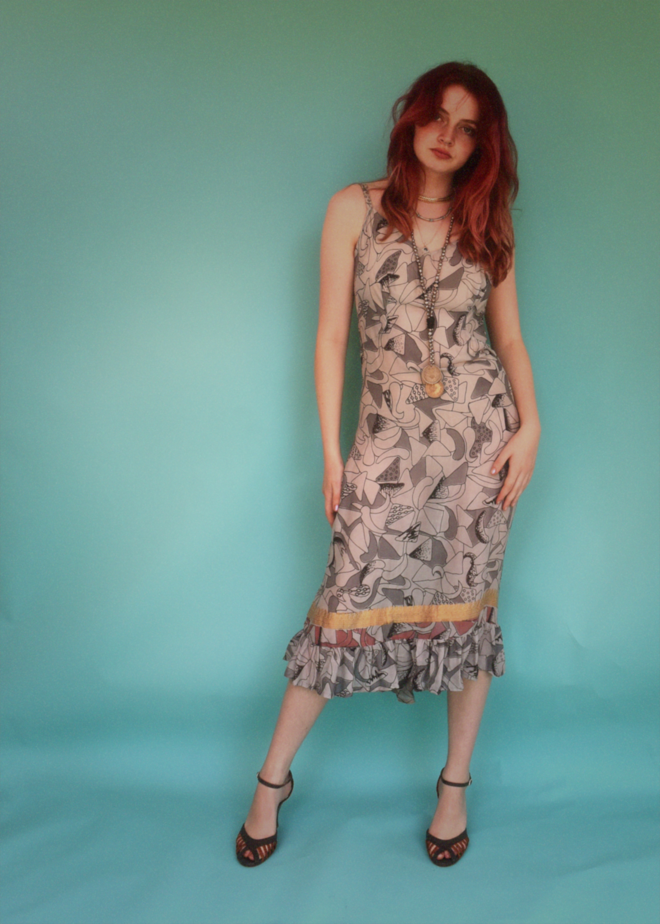 Rumex Silk Slip Dress ~ Skyway L
