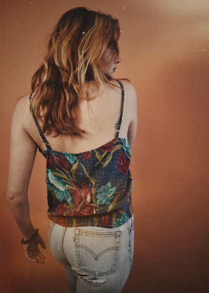 Reseda Silk Crepe Camisole Top ~ Vallarta S
