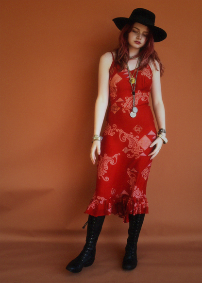 Rumex Silk Slip Dress ~ Valiant S