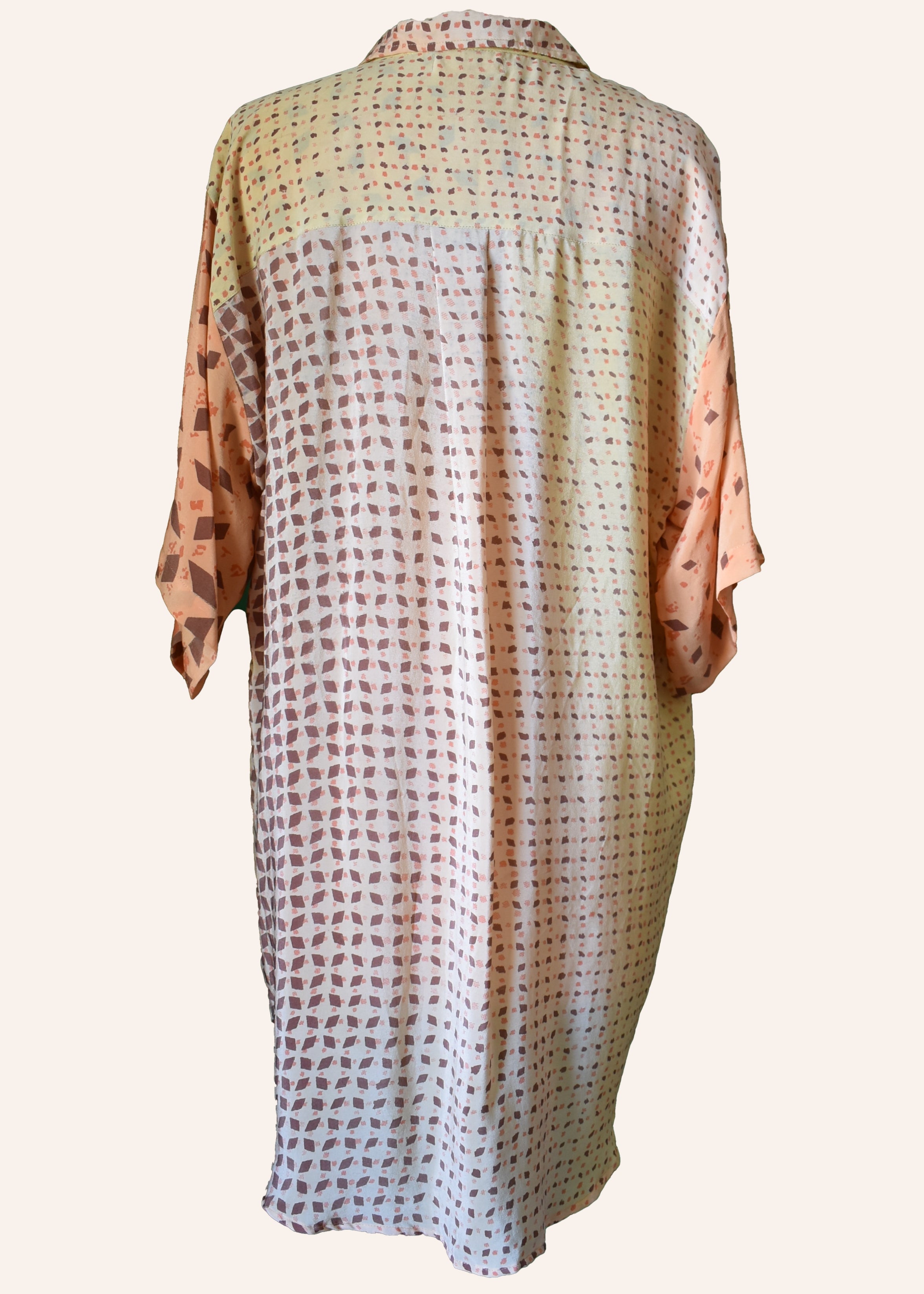 Astralagus Silk Crepe Oversized Shirt ~ Marigold