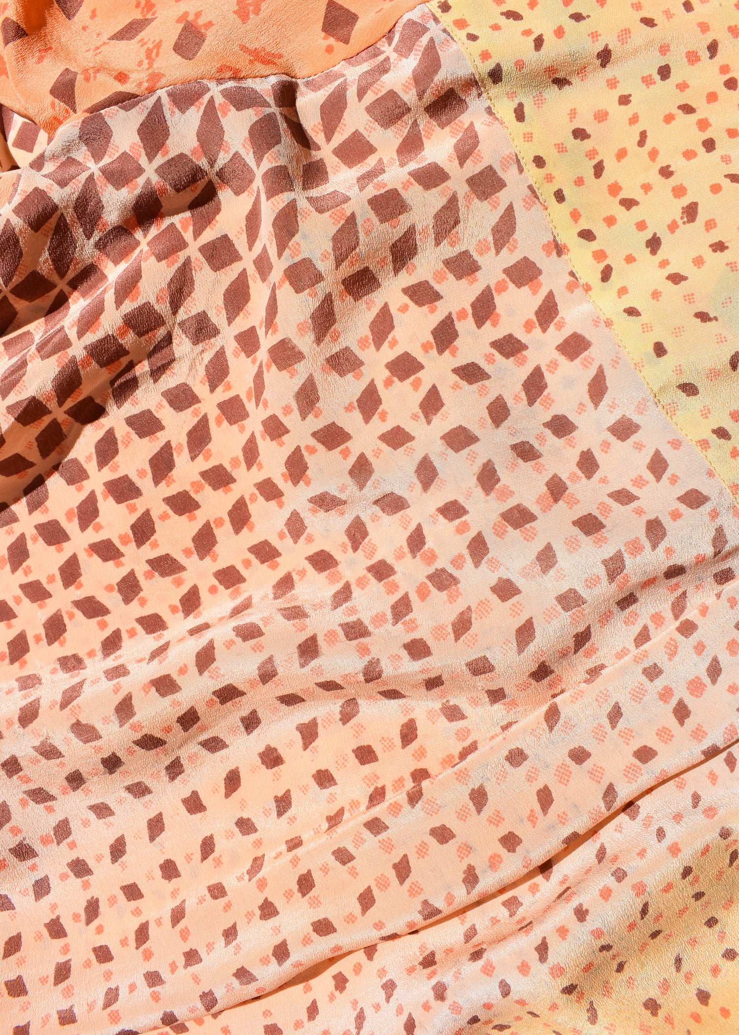 Astralagus Silk Crepe Oversized Shirt ~ Marigold