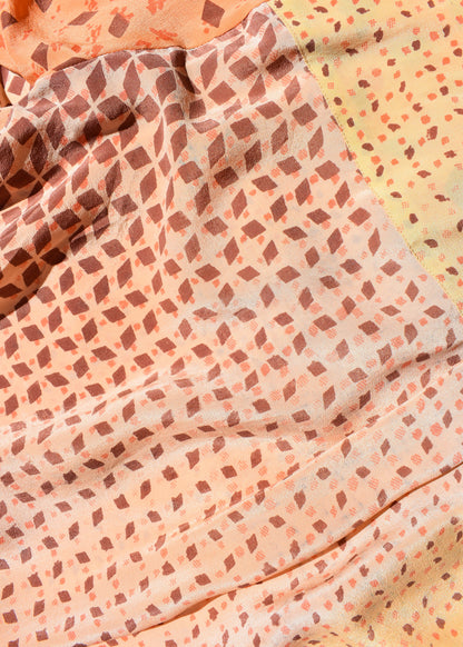 Astralagus Silk Crepe Oversized Shirt ~ Marigold