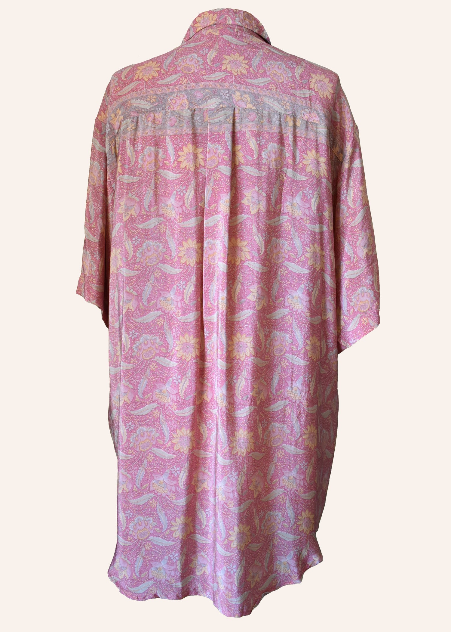 Astralagus Silk Crepe Oversized Shirt ~ Terra