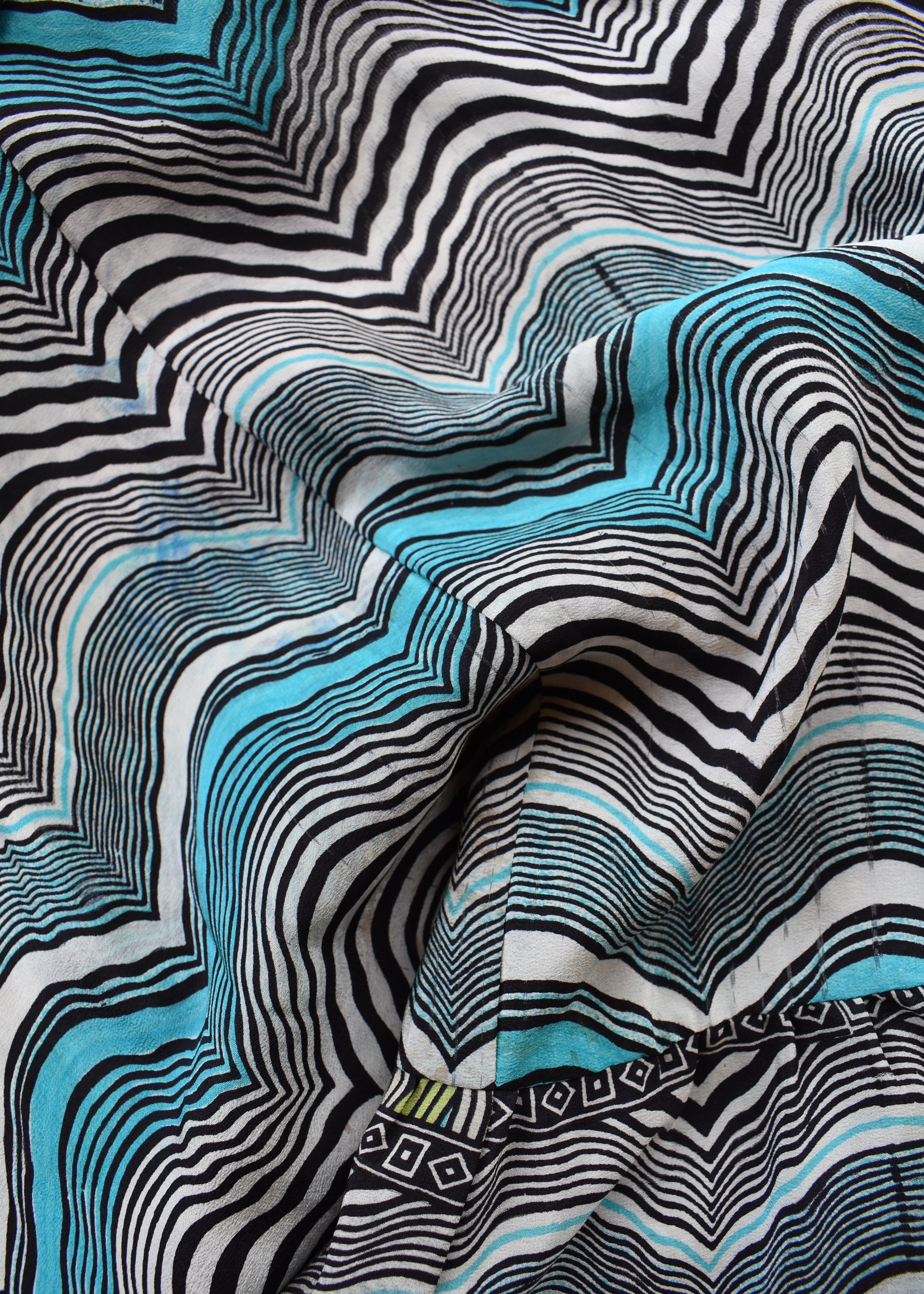 Eustoma Silk Crepe Swing Maxi Dress ~  Dusk S