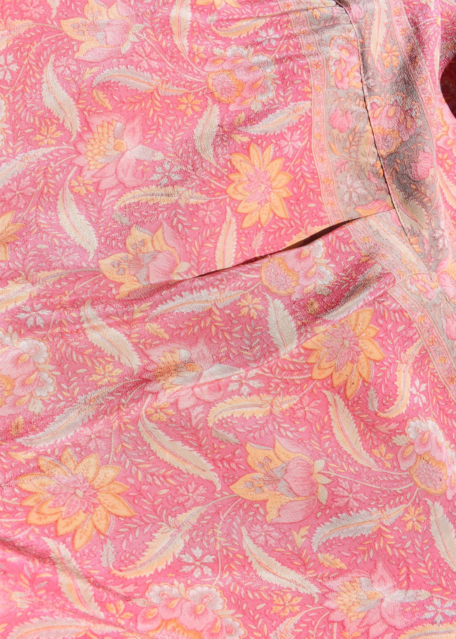 Astralagus Silk Crepe Oversized Shirt ~ Terra