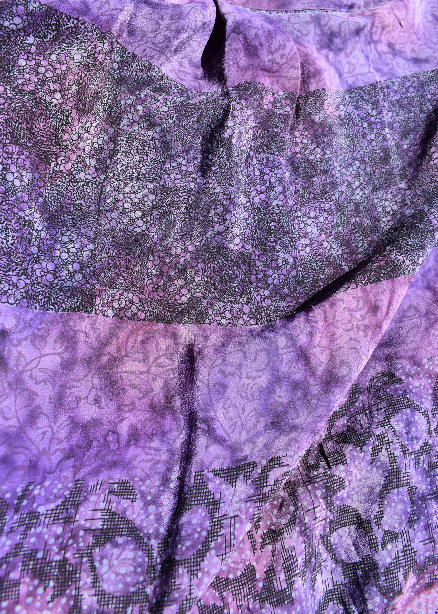 Astralagus Silk Crepe Oversized Shirt ~ Majesty