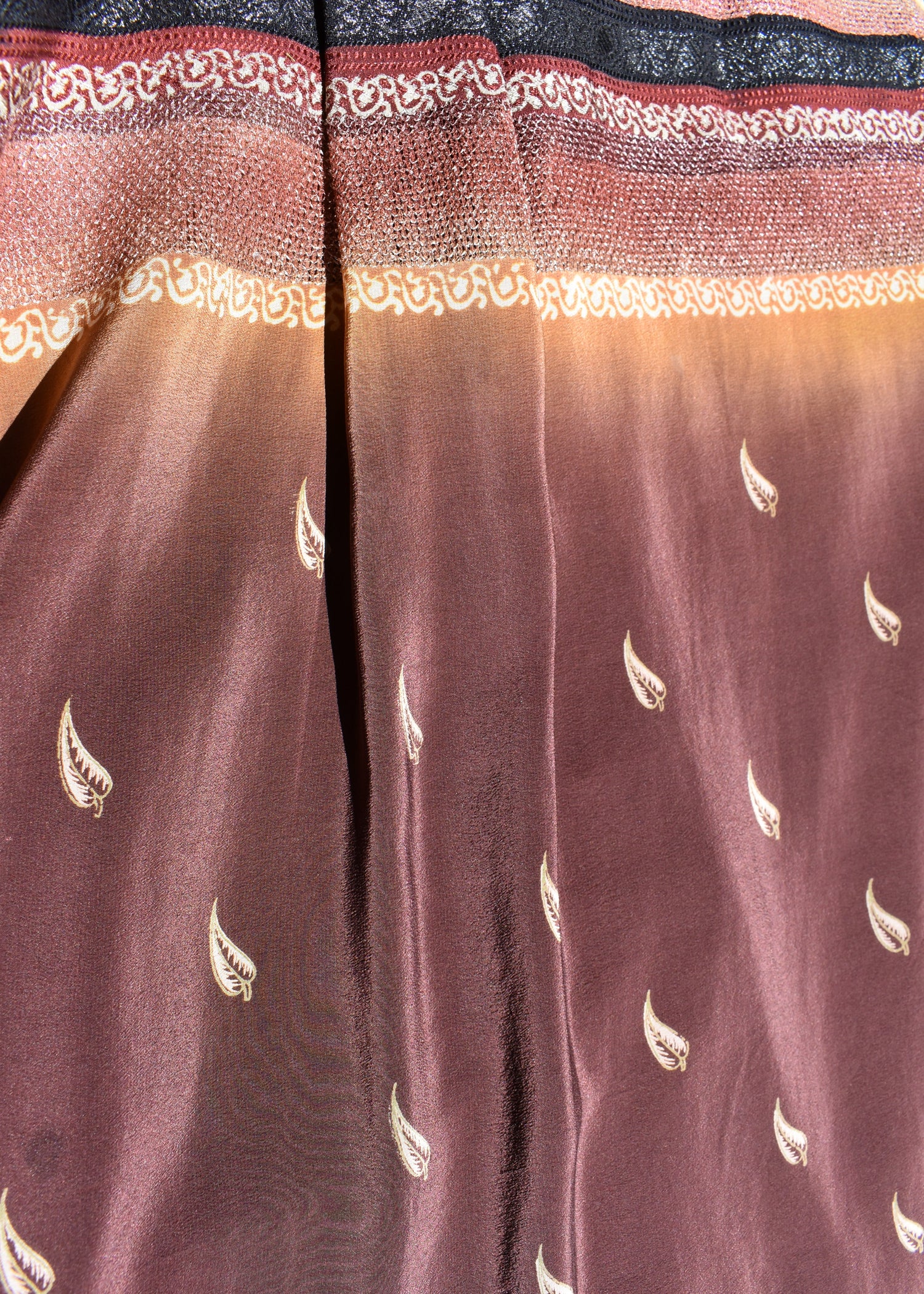 Astralagus Silk Crepe Oversized Shirt ~ Cacao