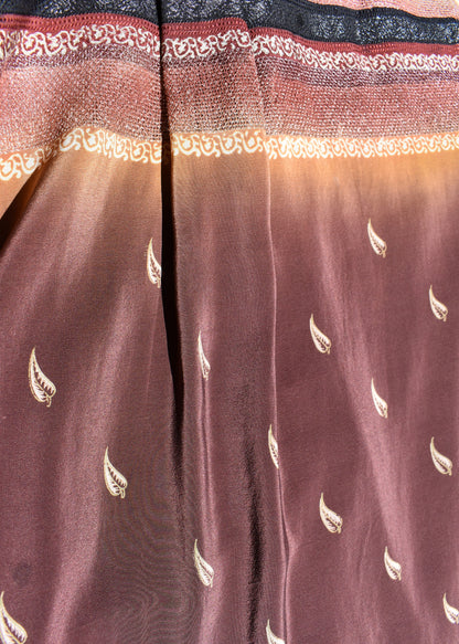 Astralagus Silk Crepe Oversized Shirt ~ Cacao