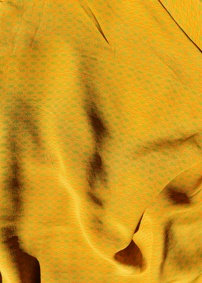 Eustoma Silk Crepe Swing Maxi Dress ~ Snake Eye L