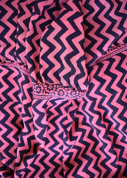 Eustoma Silk Crepe Swing Maxi Dress ~ Jagger M