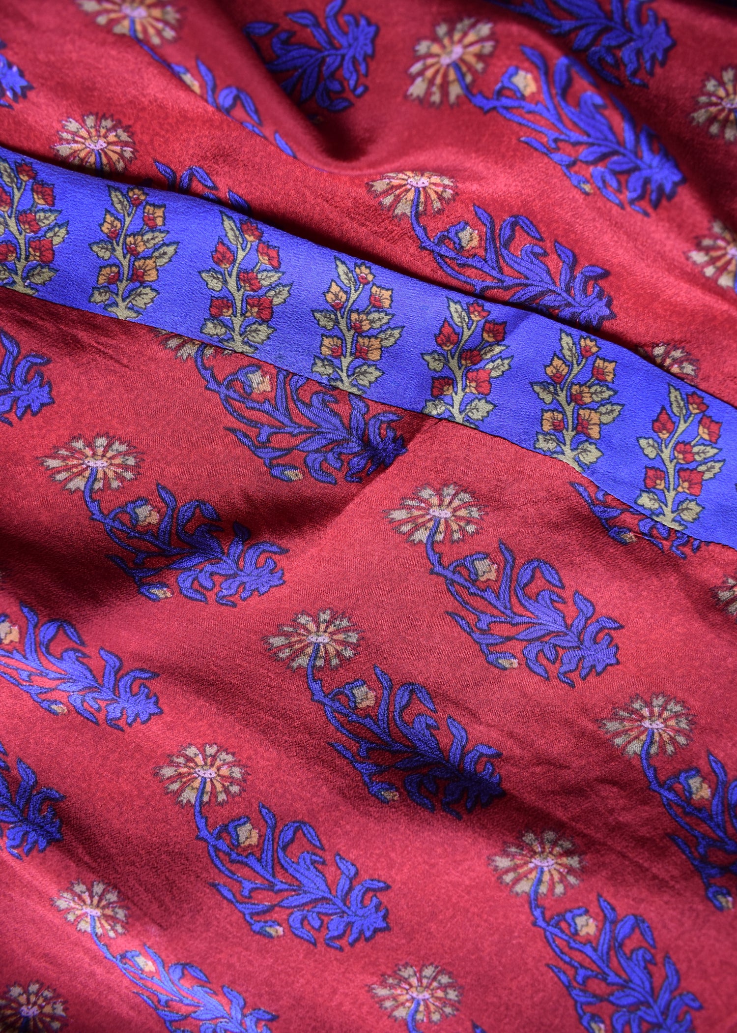 Pilea Silk Crepe Wrap Kimono Top ~ Canton L/XL