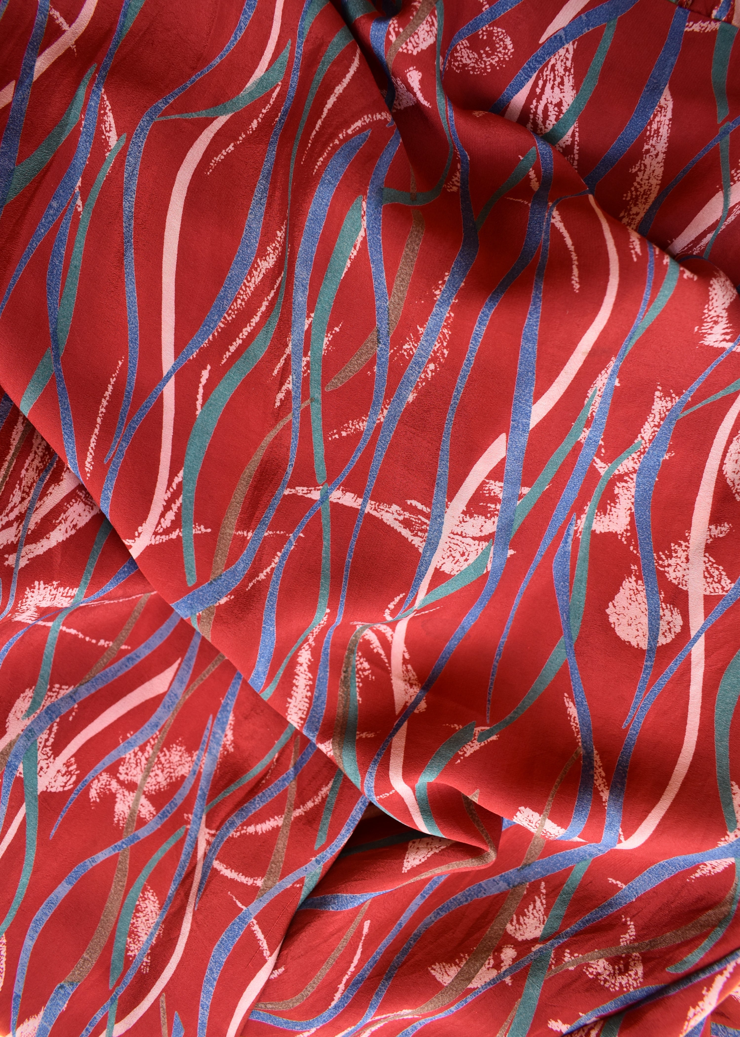 Eustoma Silk Crepe Swing Maxi Dress ~ Dubarry M