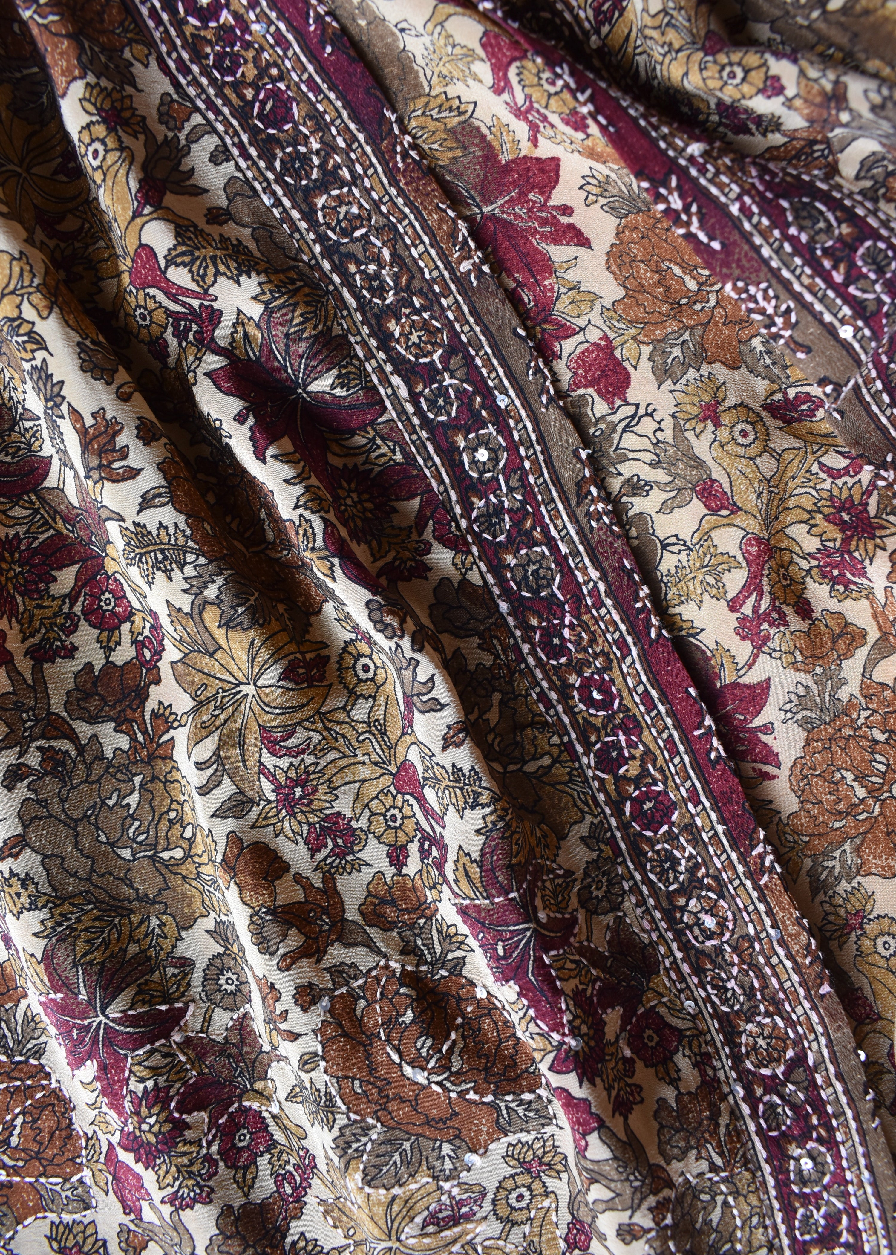 Pilea Silk Crepe Wrap Kimono Top ~ Windsor L/XL