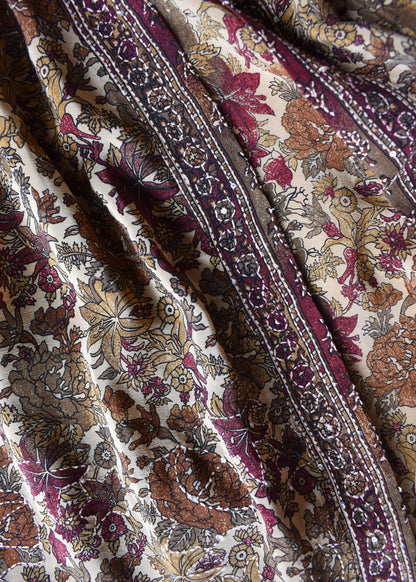 Pilea Silk Crepe Wrap Kimono Top ~ Windsor L/XL