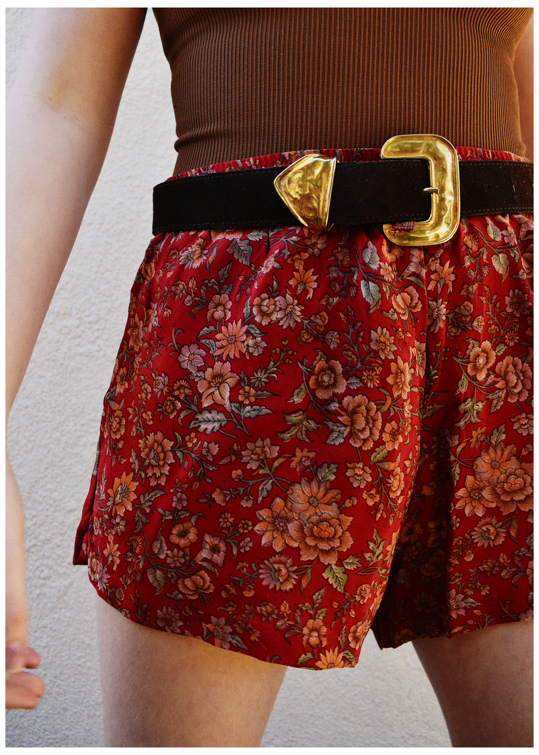 Fumaria Silk Shorts ~ Valiant M