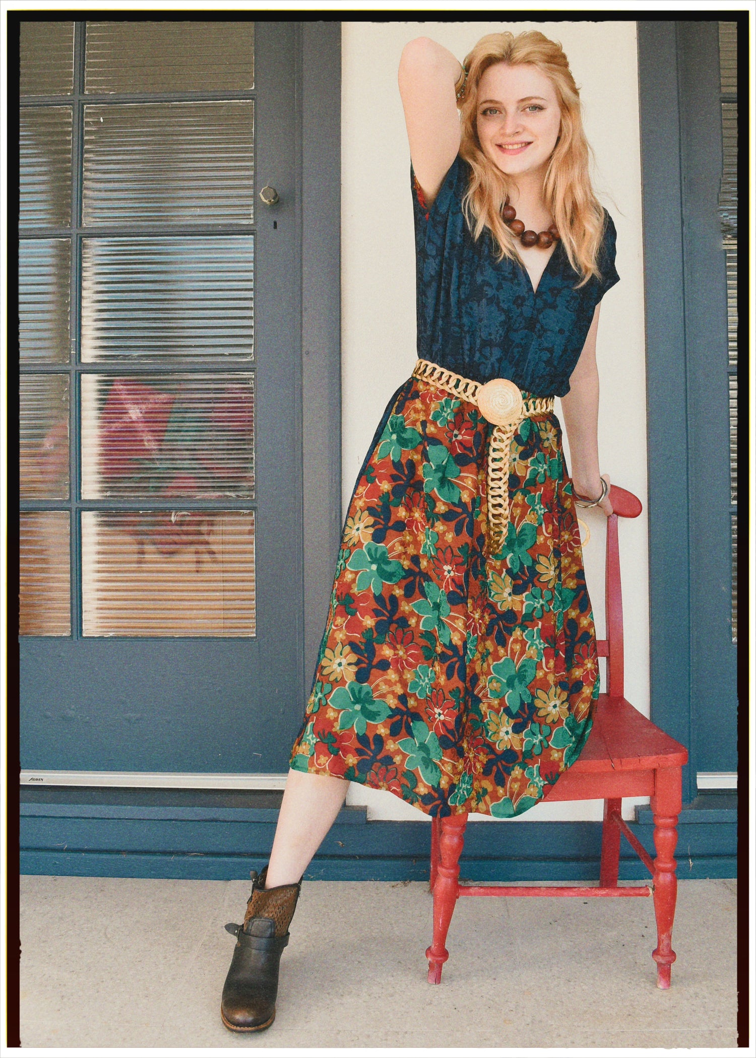 Protea Silk Crepe 1930&