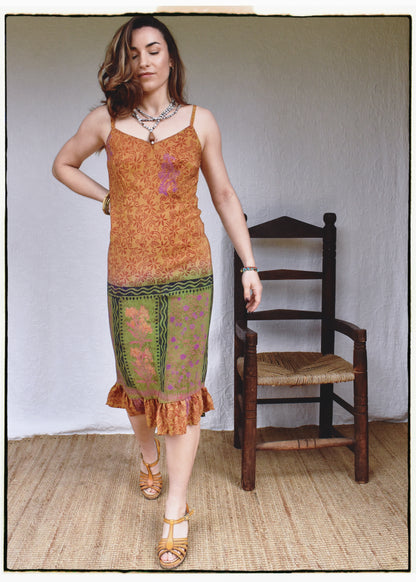 Rumex Silk Slip Dress ~ Dijon XS &amp; XL