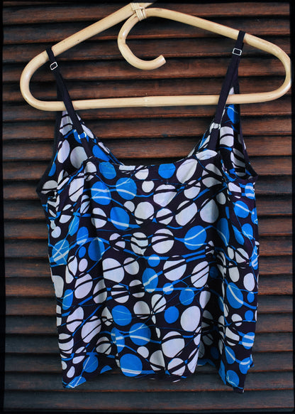 Reseda Silk Crepe Camisole Top ~ Hydro XS