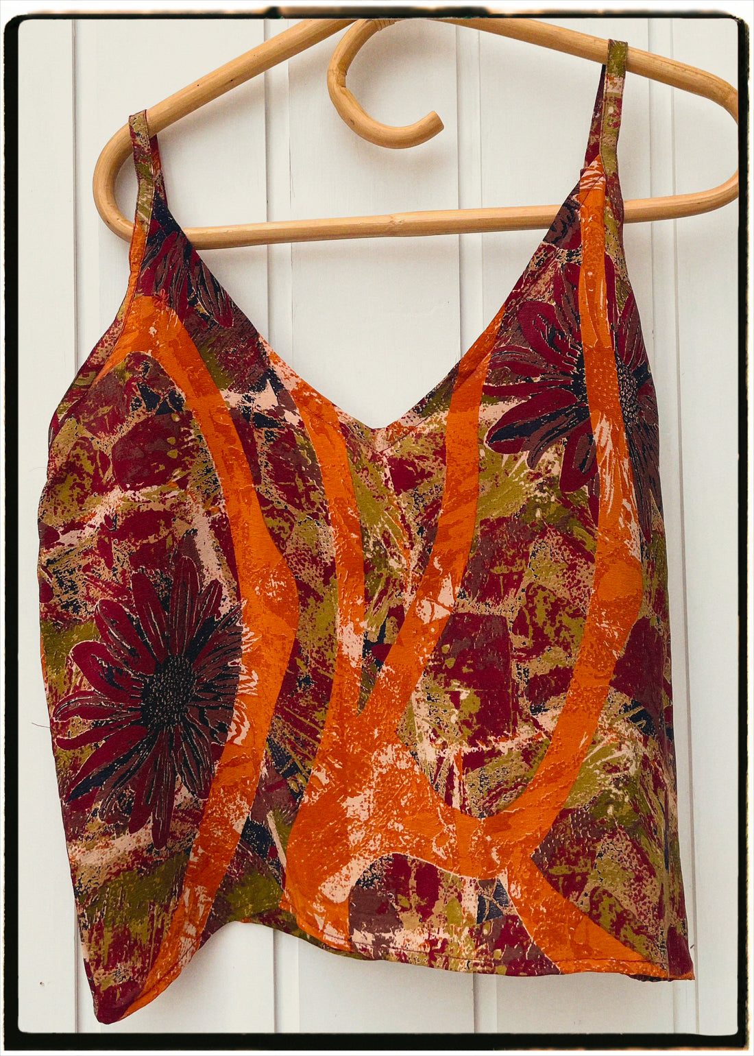 Reseda Silk Crepe Camisole Top ~ Ginger M
