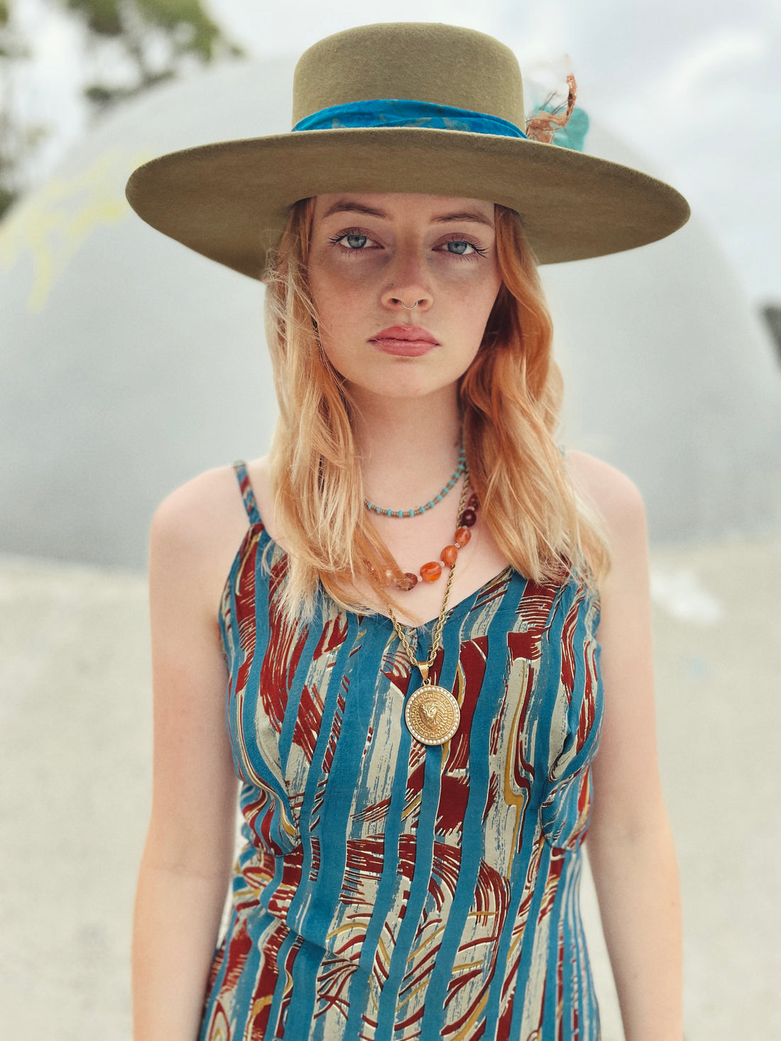 Rumex Silk Slip Dress ~ Marble XS &amp; XL