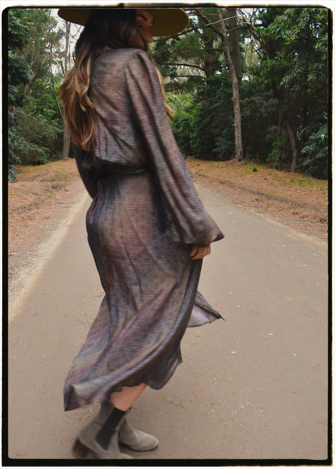 Caladium Wrap Silk Dress ~ Renaissance XL