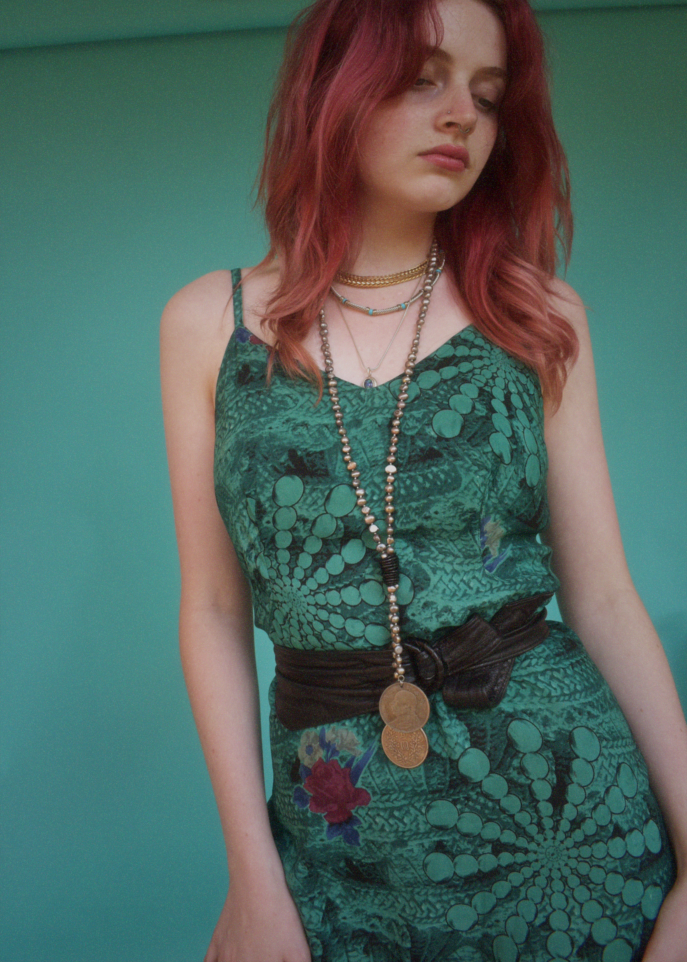 Rumex Silk Slip Dress ~ Columbia S &amp; L