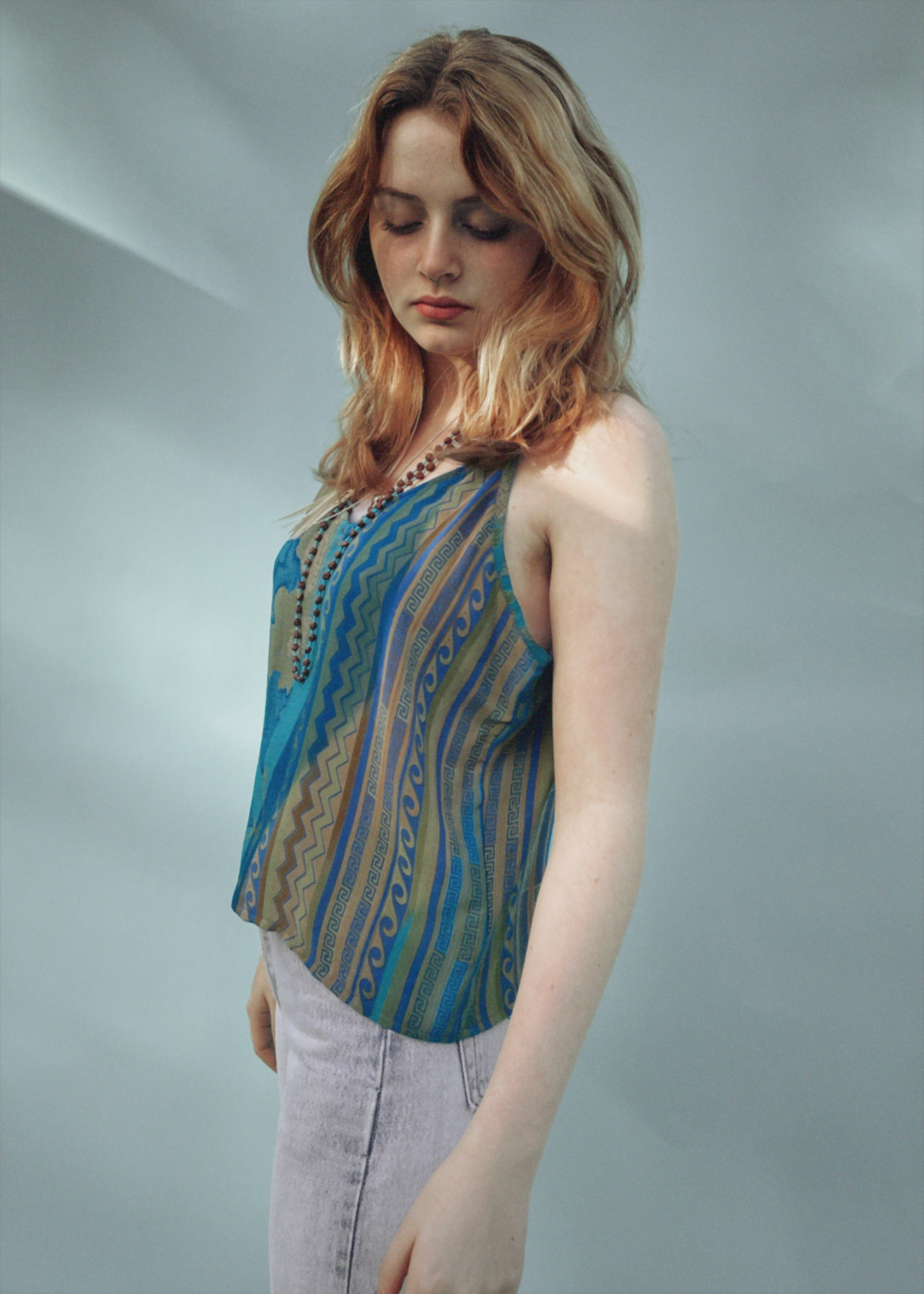 Reseda Silk Crepe Camisole Top ~ Arrowood XL