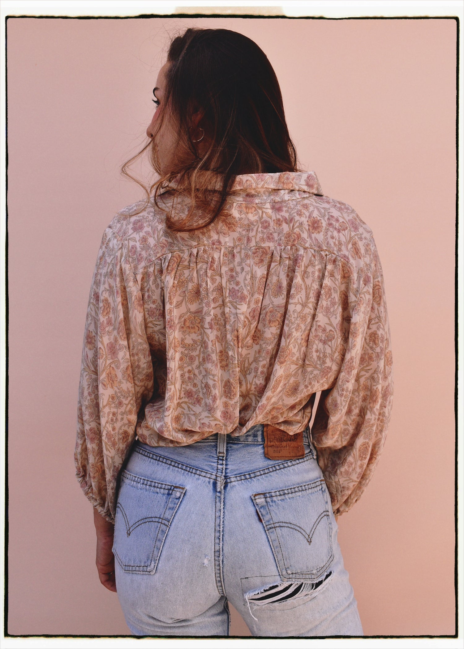 Cleome Silk Crepe Shirt ~ Flora S &amp; L