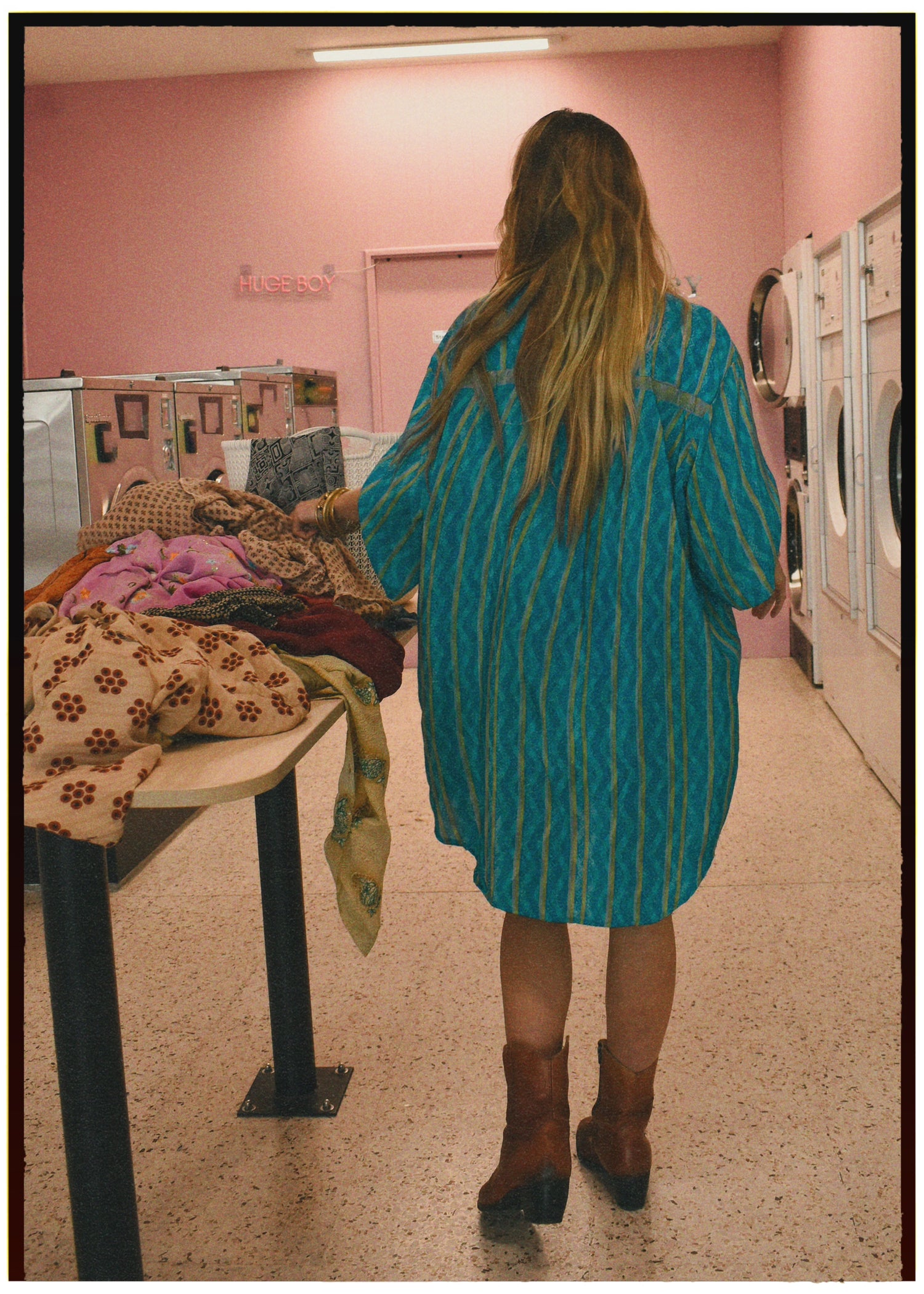 Astralagus Silk Crepe Oversized Shirt ~ Oceania