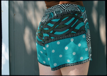 Fumaria Silk Shorts ~  Deco S