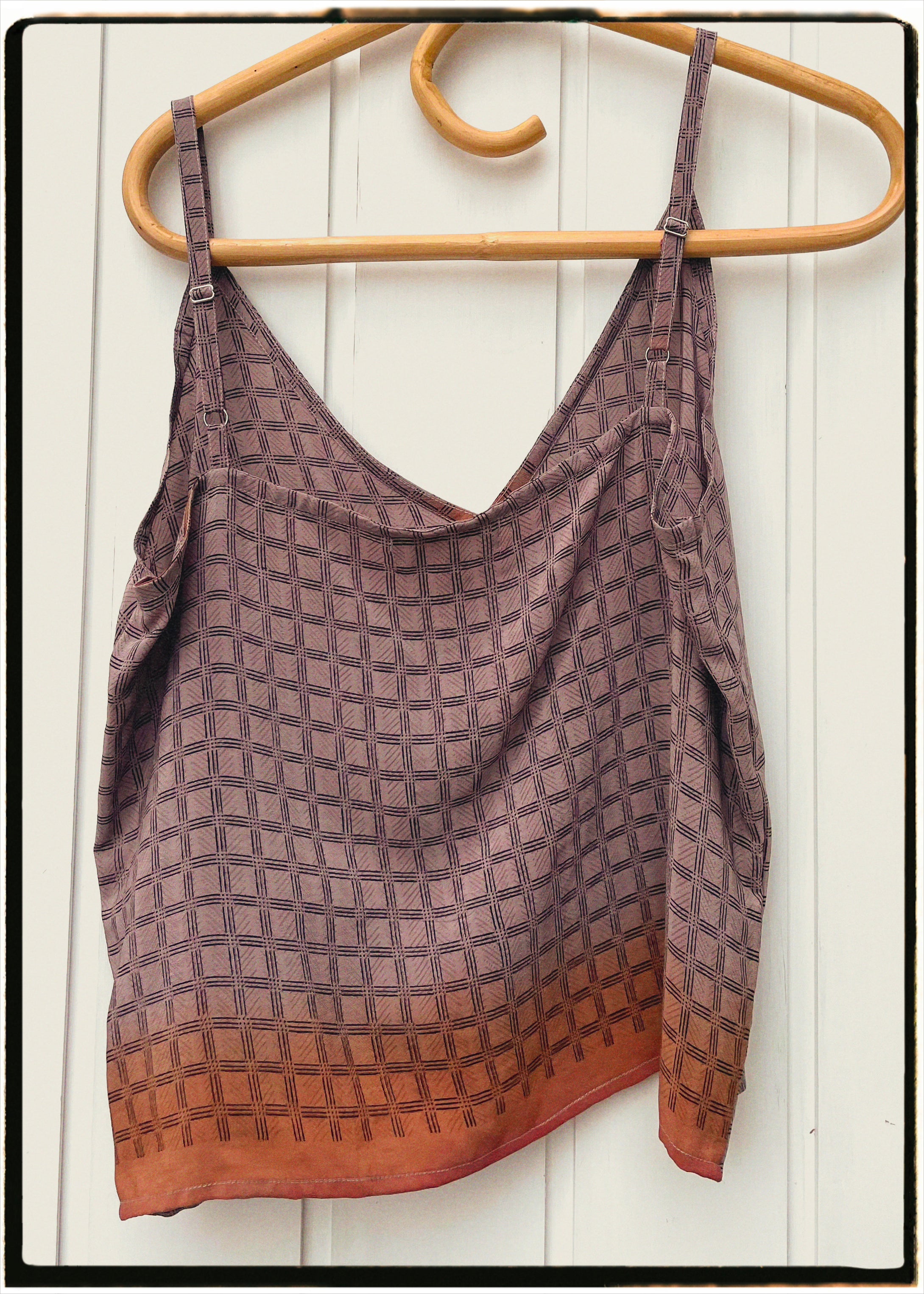 Reseda Silk Crepe Camisole Top ~ Rubix M