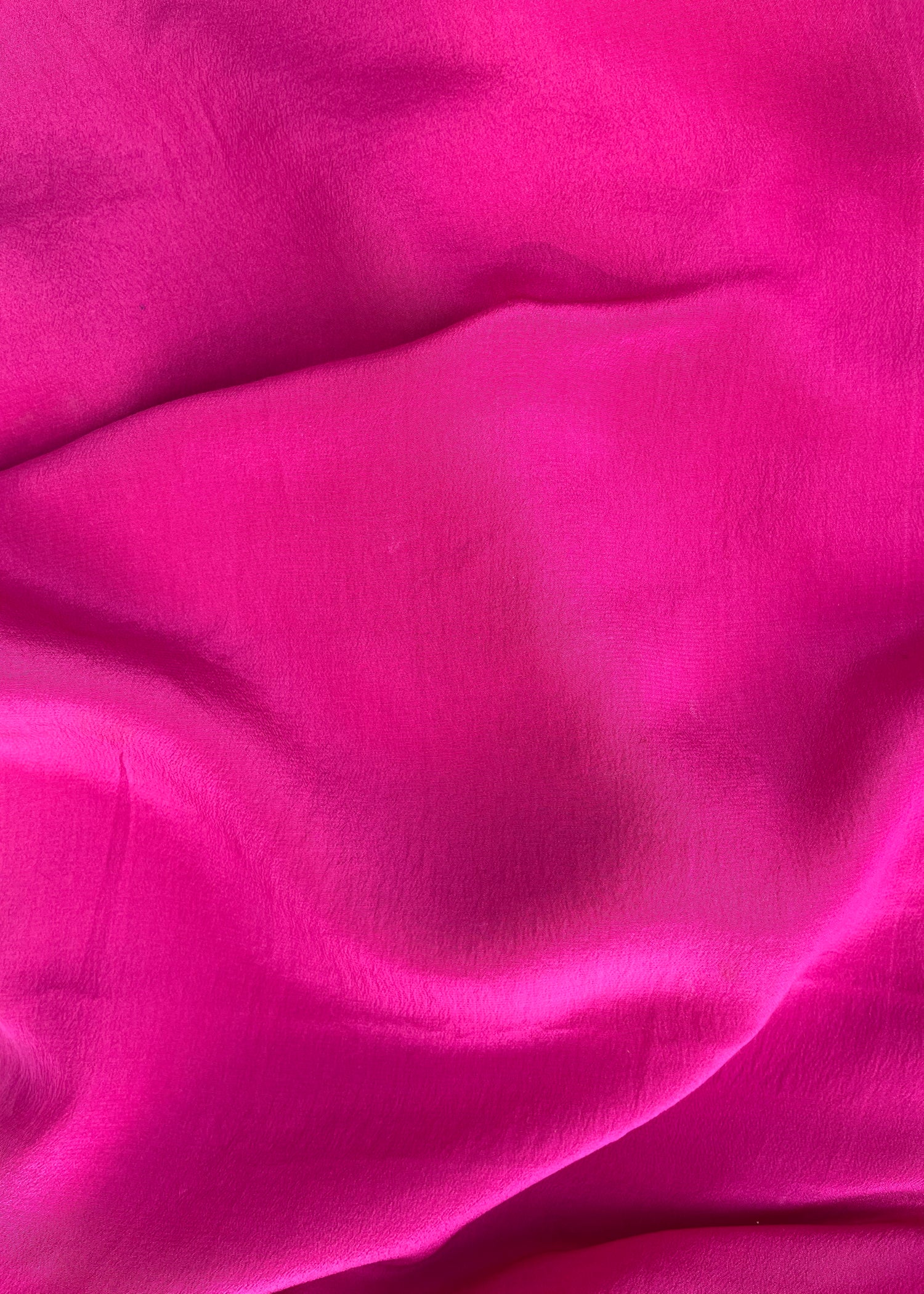 Reseda Silk Crepe Camisole Top ~ Fuchsia XL