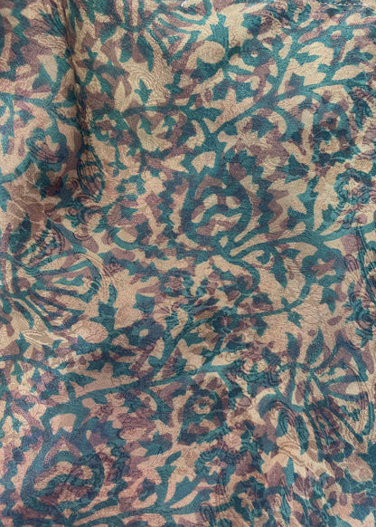 Reseda Silk Crepe Camisole Top ~ Jungle XL