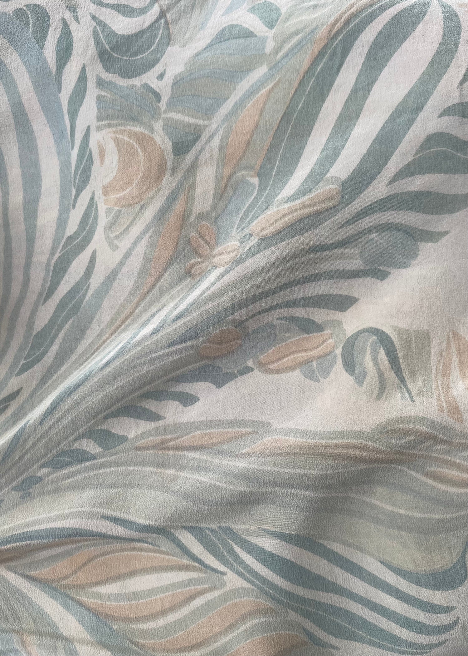 Reseda Silk Crepe Camisole Top ~ Pearl XL