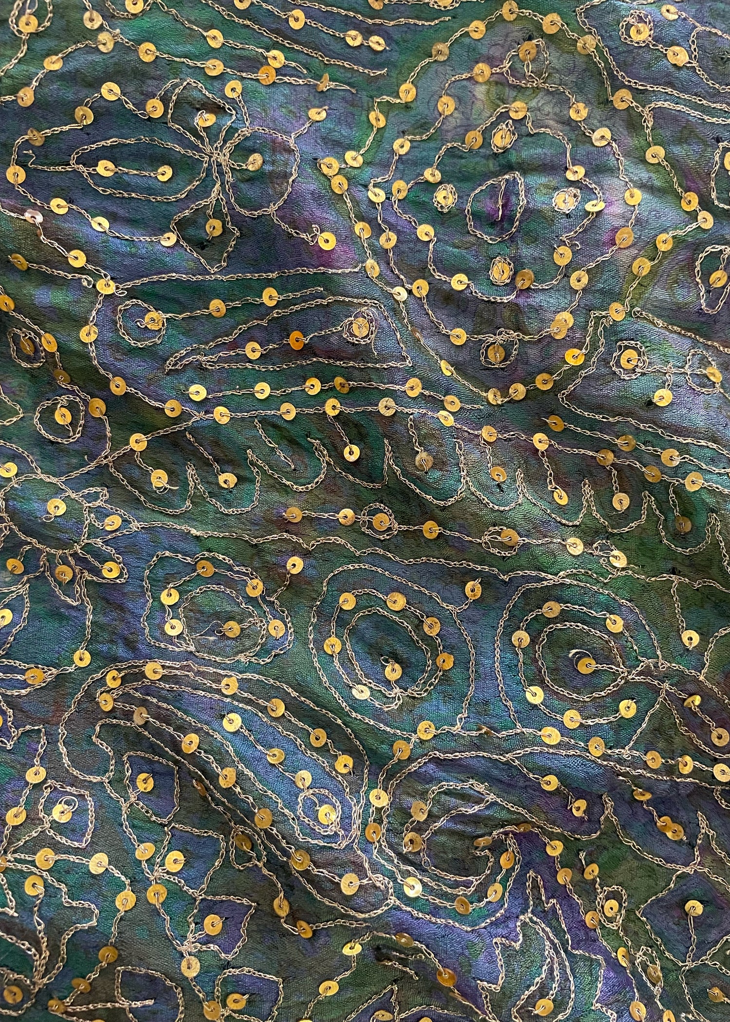 Reseda Silk Crepe Camisole Top ~ Fern XS