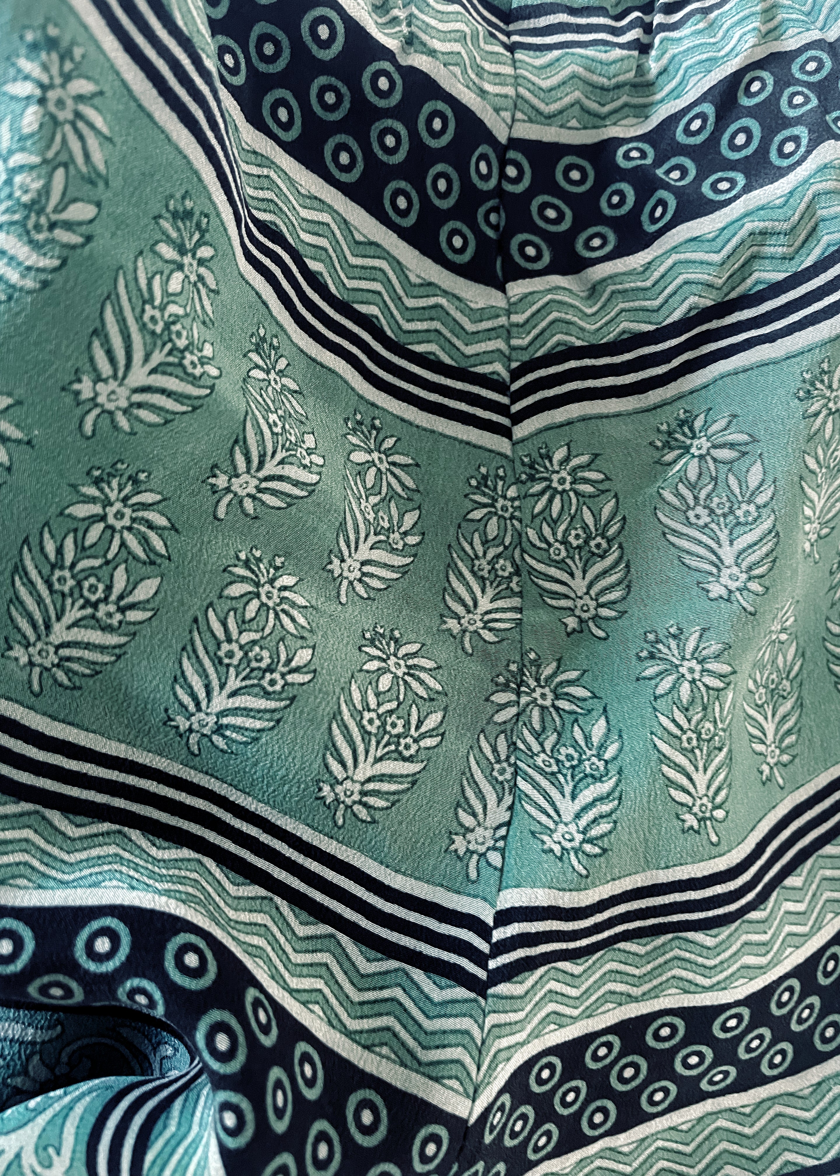 Fumaria Silk Shorts ~ Moss XS