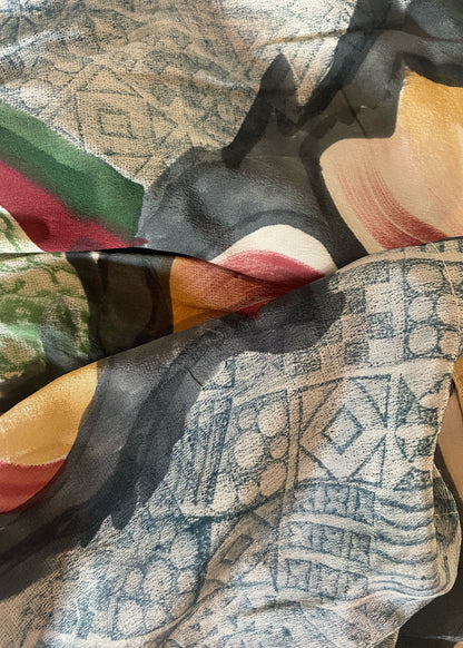 Fumaria Silk Shorts ~ Papyrus XS