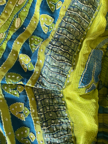 Fumaria Silk Shorts ~ Kantha M