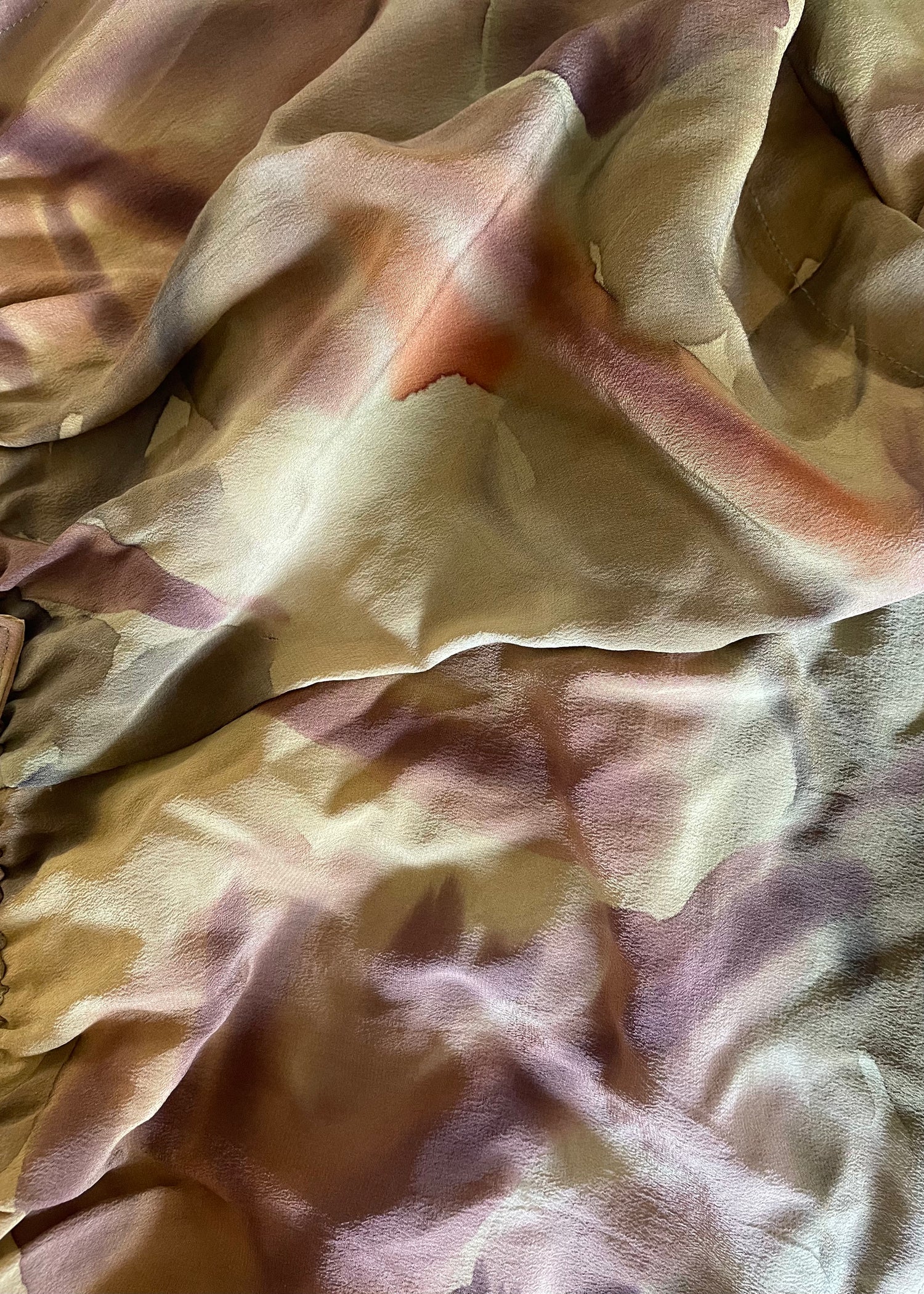 Fumaria Silk Shorts ~ Aloe M