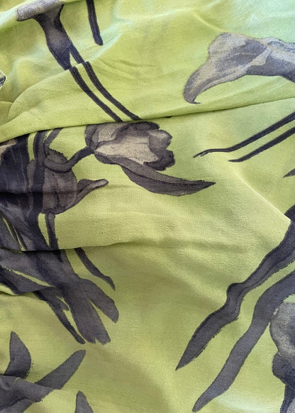 Fumaria Silk Shorts ~ Gleam S