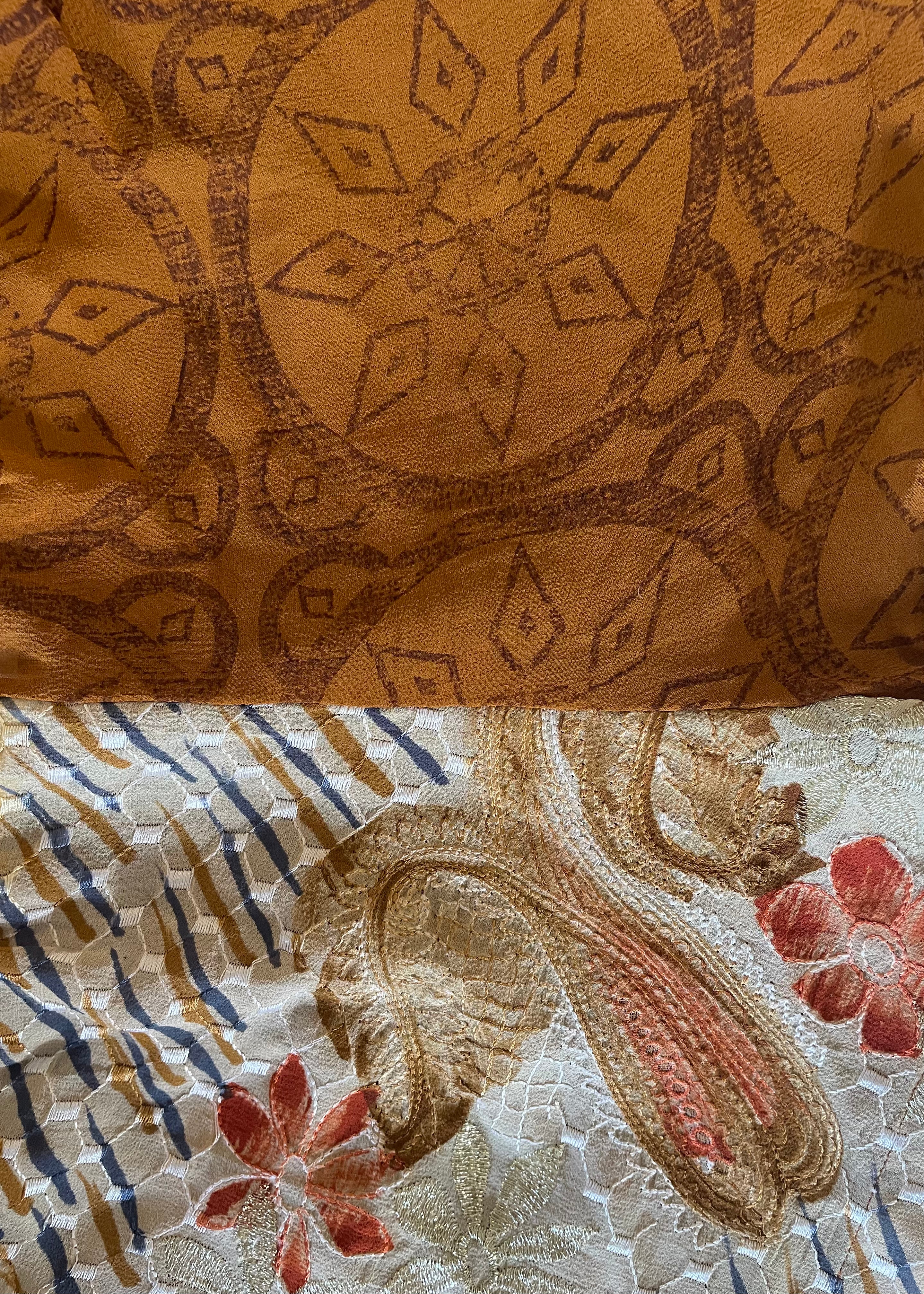 Fumaria Silk Shorts ~ Mustard L