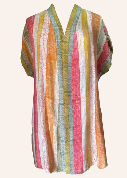 Pilea Silk Crepe Wrap Kimono Top ~ Jamin L/XL